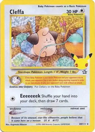 Cleffa (20/111) [Celebrations: 25th Anniversary - Classic Collection] Pokémon
