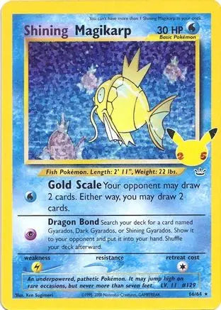 Shining Magikarp (66/64) [Celebrations: 25th Anniversary - Classic Collection] Pokémon