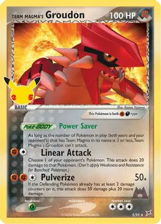 Team Magma's Groudon (9/95) [Celebrations: 25th Anniversary - Classic Collection] Pokémon