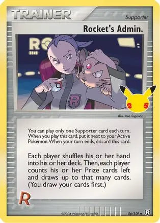 Rocket's Admin. (86/109) [Celebrations: 25th Anniversary - Classic Collection] Pokémon