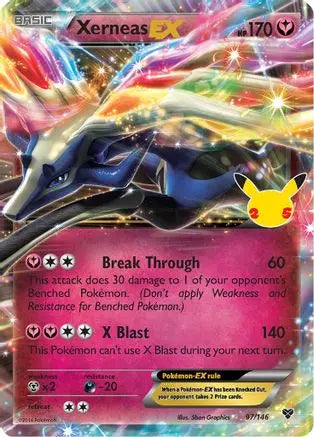 Xerneas EX (97/146) [Celebrations: 25th Anniversary - Classic Collection] Pokémon
