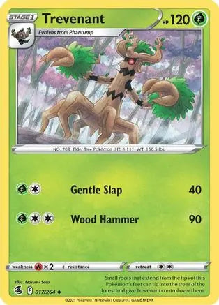 Trevenant (017/264) [Sword & Shield: Fusion Strike] Pokémon