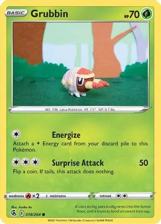Grubbin (018/264) [Sword & Shield: Fusion Strike] Pokémon