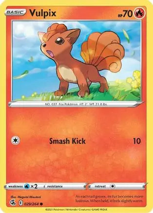Vulpix (029/264) [Sword & Shield: Fusion Strike] Pokémon