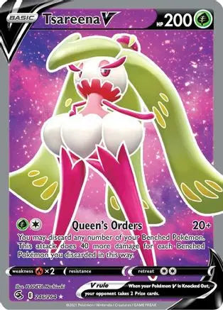 Tsareena V (246/264) [Sword & Shield: Fusion Strike] Pokémon