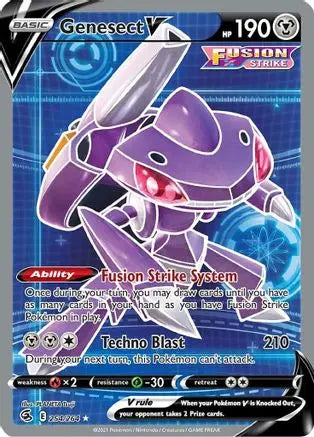 Genesect V (254/264) [Sword & Shield: Fusion Strike] Pokémon