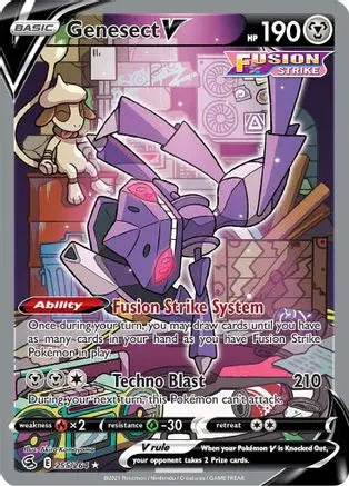 Genesect V (255/264) [Sword & Shield: Fusion Strike] Pokémon