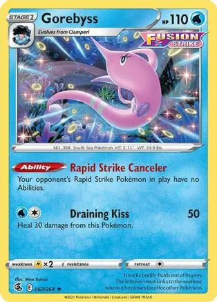 Gorebyss (067/264) [Sword & Shield: Fusion Strike] Pokémon