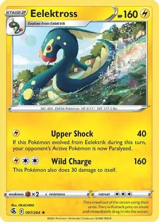 Eelektross (097/264) [Sword & Shield: Fusion Strike] Pokémon
