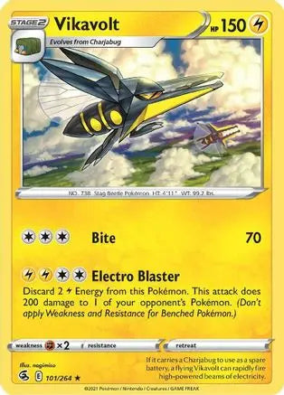 Vikavolt (101/264) [Sword & Shield: Fusion Strike] Pokémon