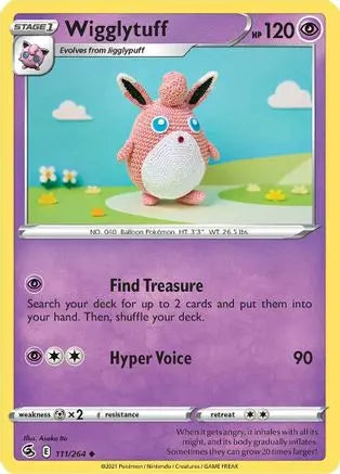 Wigglytuff (111/264) [Sword & Shield: Fusion Strike] Pokémon