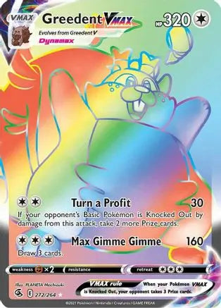 Greedent VMAX (272/264) [Sword & Shield: Fusion Strike] Pokémon