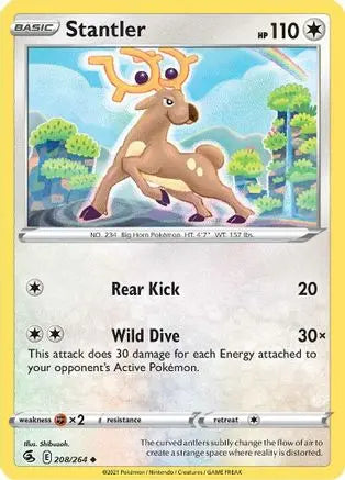 Stantler (208/264) [Sword & Shield: Fusion Strike] Pokémon