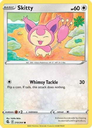 Skitty (210/264) [Sword & Shield: Fusion Strike] Pokémon