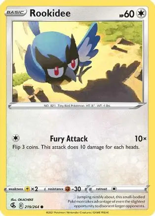 Rookidee (219/264) [Sword & Shield: Fusion Strike] Pokémon