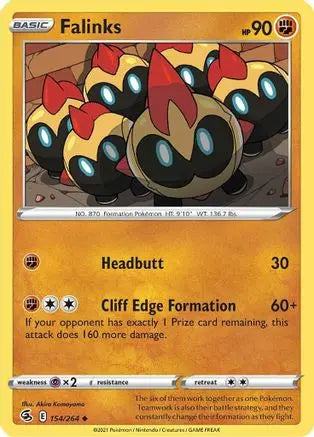 Falinks (154/264) [Sword & Shield: Fusion Strike] Pokémon