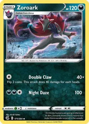 Zoroark (171/264) [Sword & Shield: Fusion Strike] Pokémon