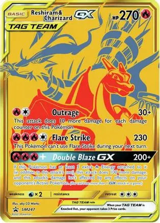 Reshiram & Charizard GX (SM247) [Sun & Moon: Black Star Promos] Pokémon