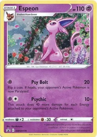 Espeon (SWSH174) [Sword & Shield: Black Star Promos] Pokémon