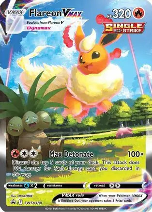 Flareon VMAX (SWSH180) [Sword & Shield: Black Star Promos] Pokémon
