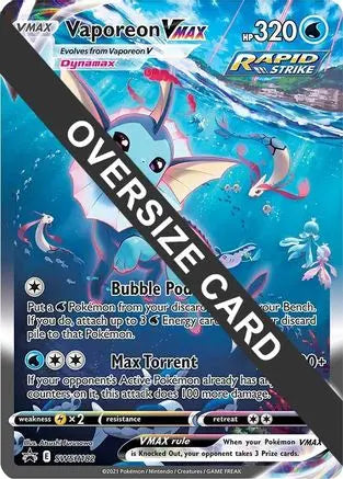Vaporeon VMAX (SWSH182) (Jumbo Card) [Sword & Shield: Black Star Promos] Pokémon