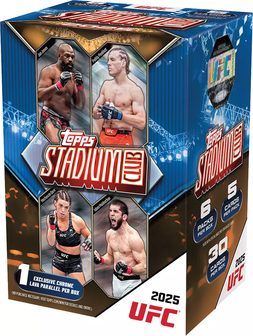 Topps 2025 Stadium Club UFC Value Box Doe's Cards