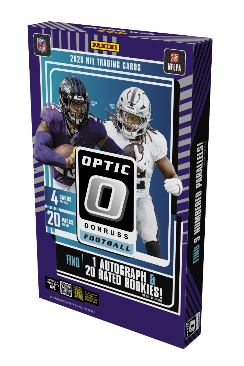2025 Panini Donruss Optic NFL Trading Card Box (Hobby) Doe's Cards