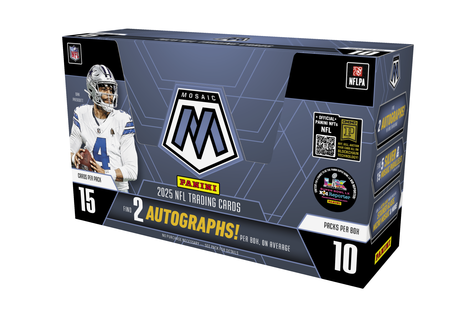 2025 Panini Mosaic NFL Trading Card Box (Hobby) - Doe's Cards