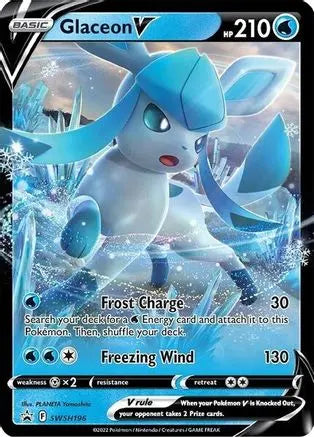 Glaceon V (SWSH196) [Sword & Shield: Black Star Promos] Pokémon