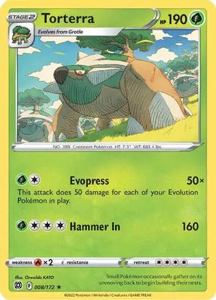 Torterra (008/172) [Sword & Shield: Brilliant Stars] Pokémon
