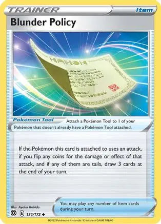 Blunder Policy (131/172) [Sword & Shield: Brilliant Stars] Pokémon