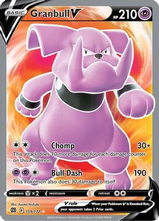 Granbull V (159/172) [Sword & Shield: Brilliant Stars] Pokémon