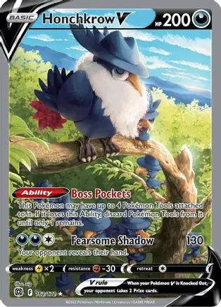 Honchkrow V (162/172) [Sword & Shield: Brilliant Stars] Pokémon