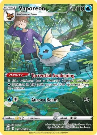 Vaporeon (TG02/TG30) [Sword & Shield: Brilliant Stars] Pokémon