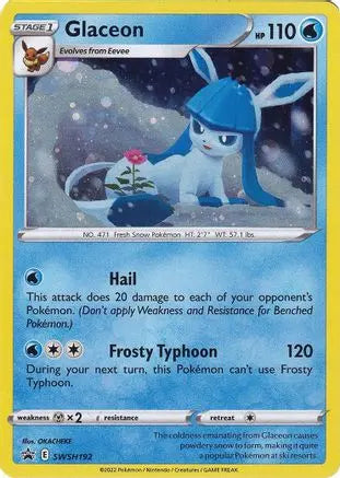 Glaceon (SWSH192) [Sword & Shield: Black Star Promos] Pokémon