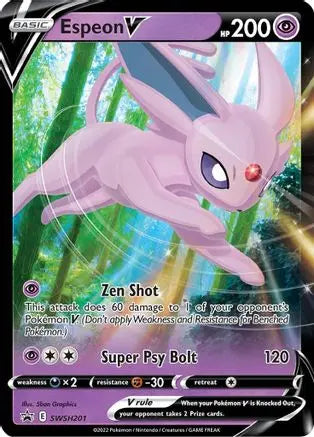 Espeon V (SWSH201) [Sword & Shield: Black Star Promos] Pokémon