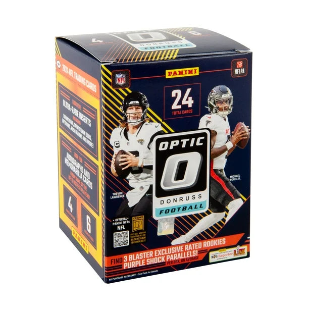 2024 Panini Donruss Optic Football Trading Cards Blaster Box - Doe's Cards