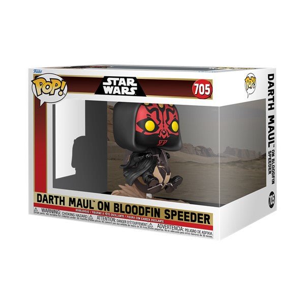 Funko POP Rides Deluxe Star Wars Darth Maul on Bloodfin Speeder