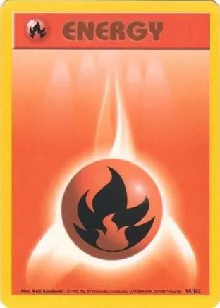 Fire Energy (98/102) [Base Set Unlimited] Pokémon