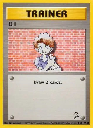 Bill (118/130) [Base Set 2] Pokémon