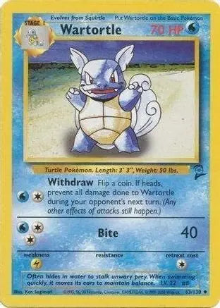 Wartortle (63/130) [Base Set 2] Pokémon