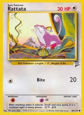 Rattata (89/130) [Base Set 2] Pokémon