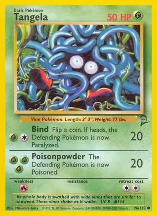Tangela (96/130) [Base Set 2] Pokémon