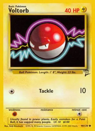 Voltorb (98/130) [Base Set 2] Pokémon