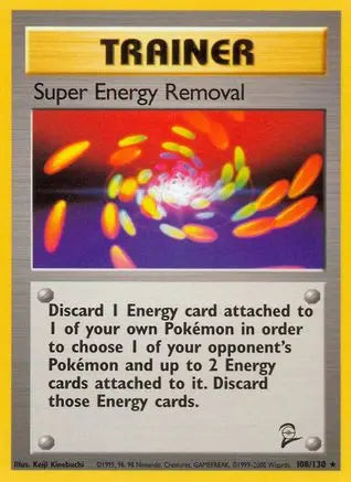 Super Energy Removal (108/130) [Base Set 2] Pokémon