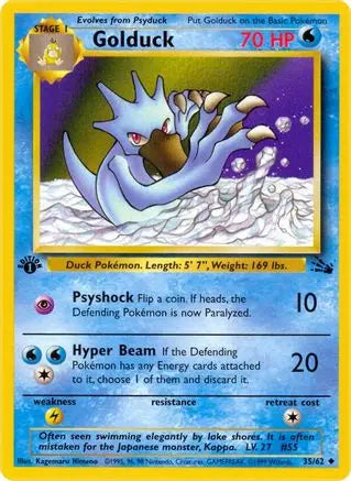 Golduck (35/62) [Fossil 1st Edition] Pokémon