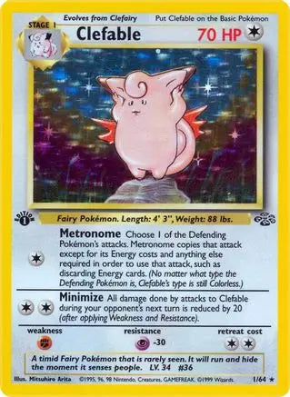 Clefable (1/64) [Jungle Unlimited] Pokémon