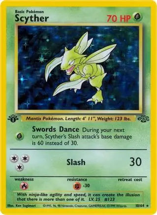 Scyther (10/64) [Jungle Unlimited] Pokémon