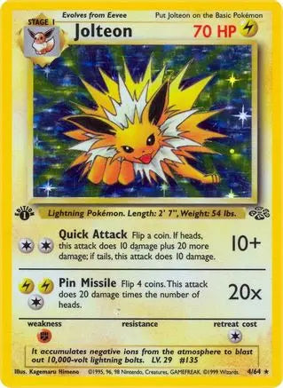 Jolteon (4/64) [Jungle Unlimited] Pokémon