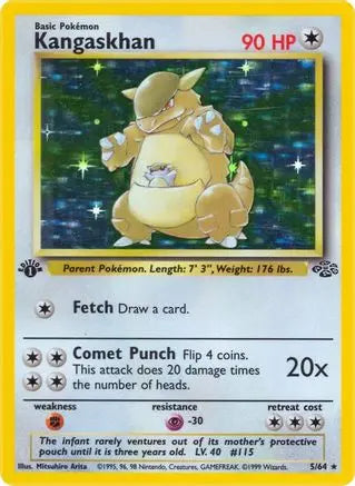 Kangaskhan (5/64) [Jungle 1st Edition] Pokémon